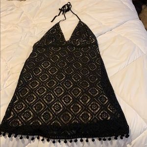 Gianni Bini Black Lace Cocktail Dress size M